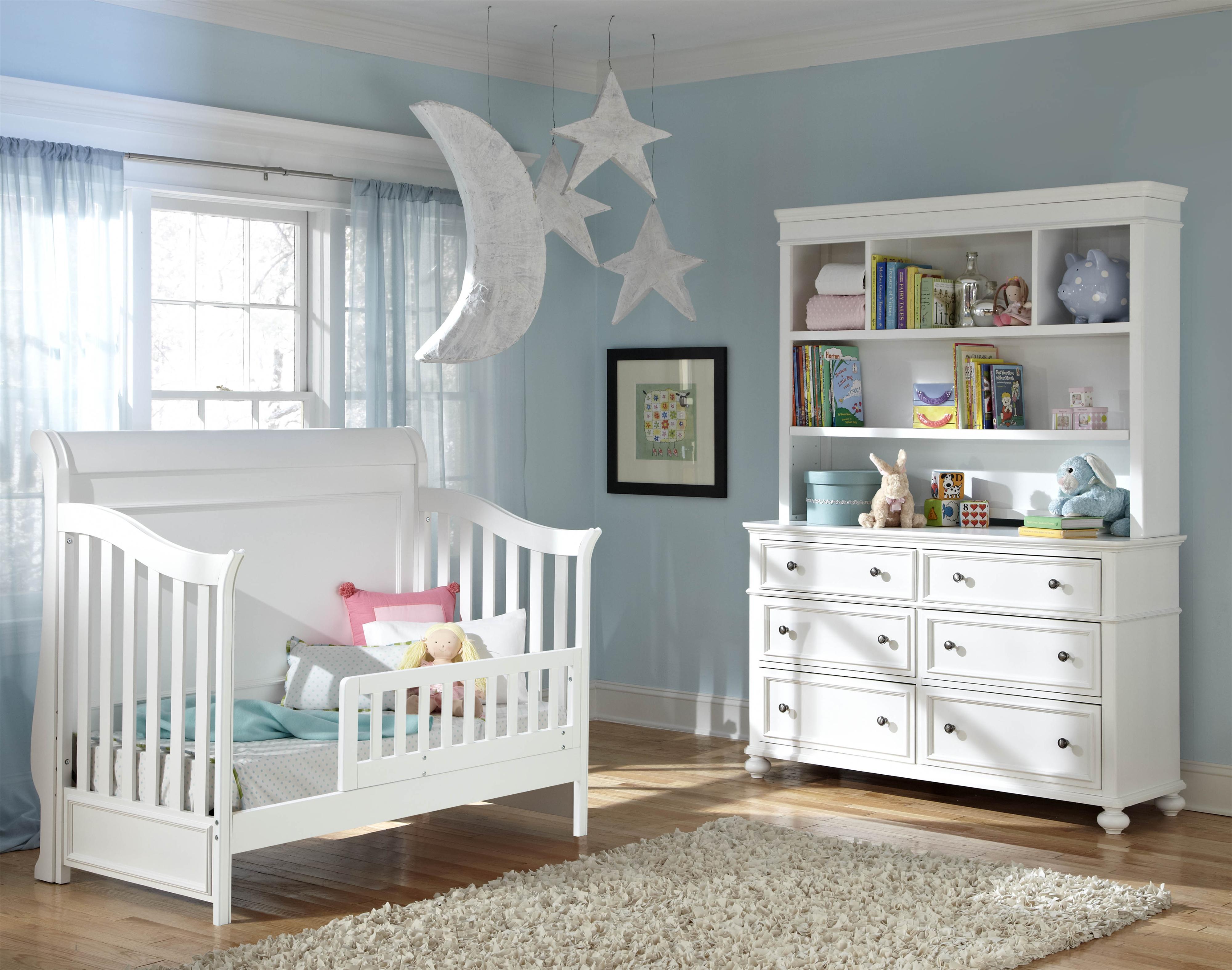 Legacy Classic Kids Madison Classic Dresser with 6 Drawers and Bookcase
